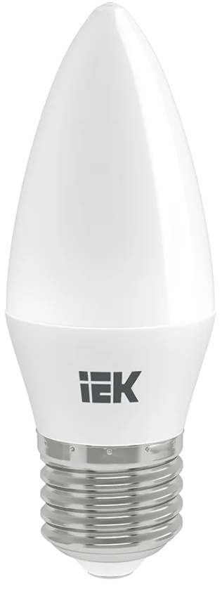 

Лампа светодиодная IEK LLE-C35-7-230-40-E27 Eco 7Вт C35 свеча 4000К нейтр. бел. E27 230В, LLE-C35-7-230-40-E27