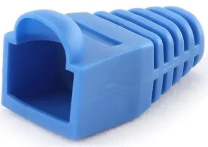 Изображение товара Колпачок на коннектор RJ-45 5bites US016-50BL защитный голубой 50 шт