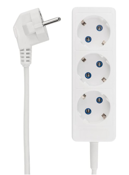 

Удлинитель PROconnect 11-7212 3 гнезда, 5 м, 3х0.75 мм2, с/з, белый, 11-7212