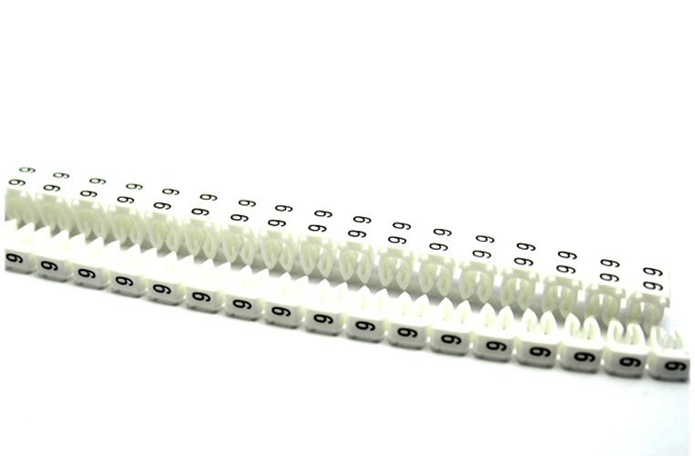 

Маркер на кабель DKC MKF6S2 сечением 1,5-2,5мм символ „6”, "Mark" (уп/200 шт), MKF6S2