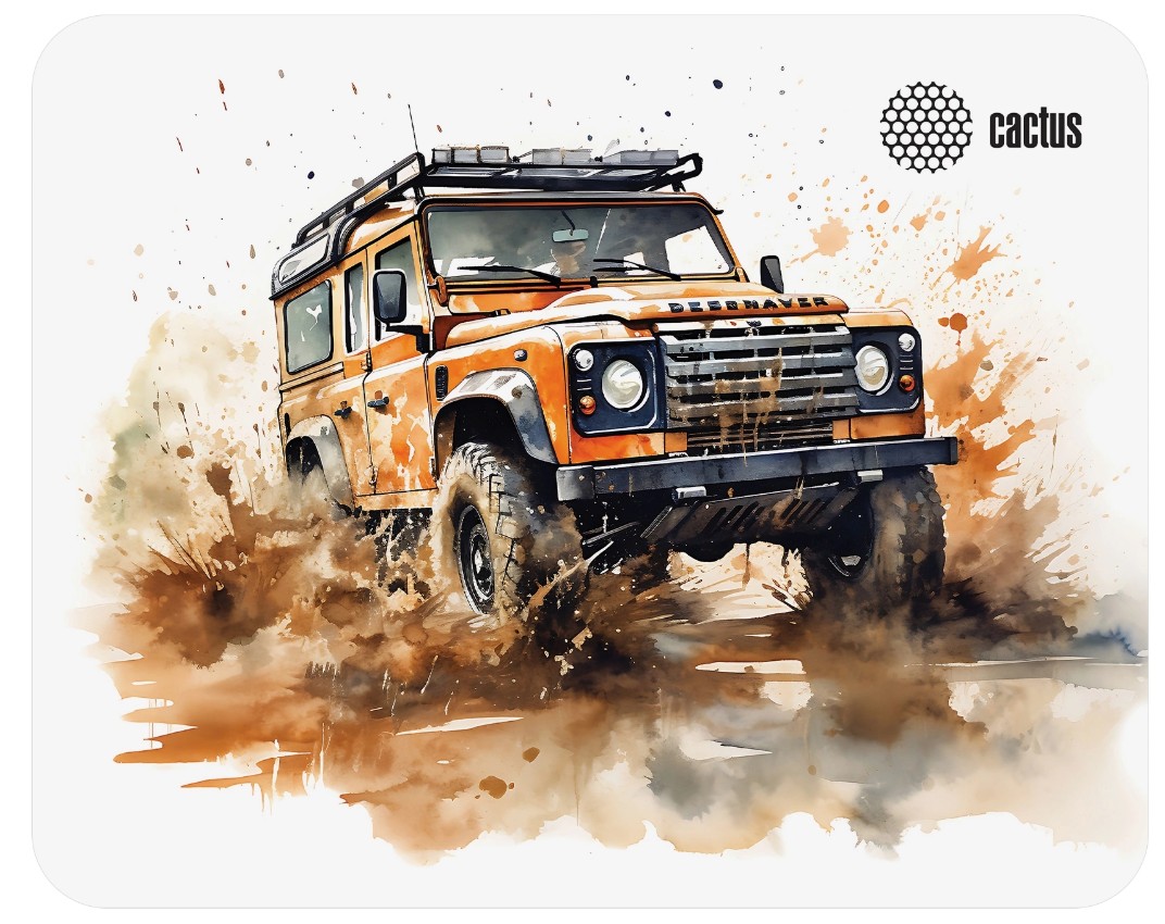 

Коврик для мыши Cactus CS-MP-D11S Jeep 250x200x3мм, CS-MP-D11S