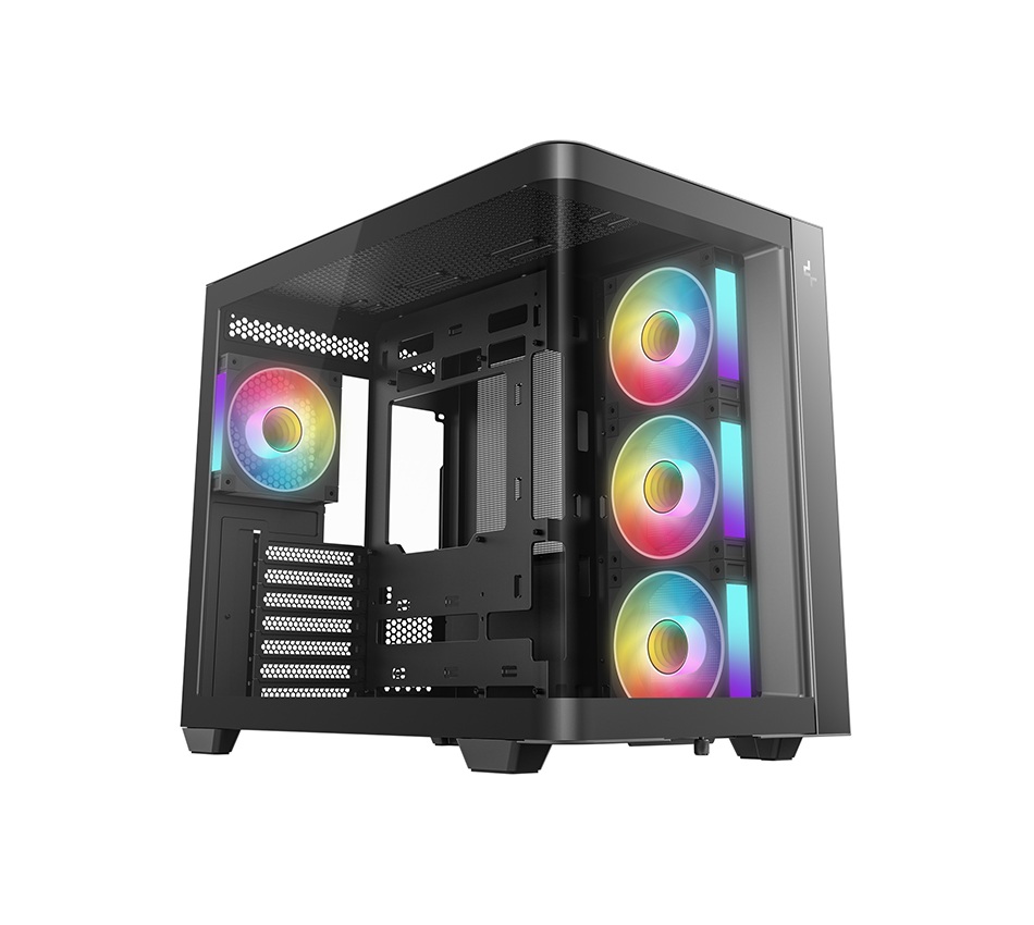 

Корпус ATX Deepcool CG530U 4F без БП, боковая и фронтальная панель из закалённого стекла, 2*USB 3.0, USB Type-C, CG530U 4F