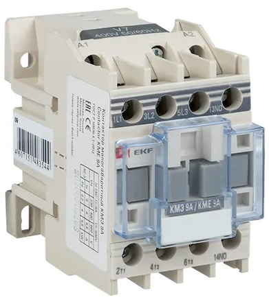 Изображение товара Контактор EKF ctr-s-9-220-nc серия PROxima для автоматизации электросистем