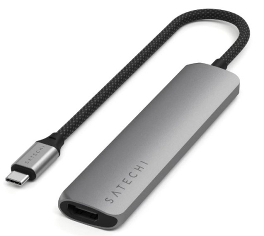 Изображение товара Док-станция Satechi ST-P6SM 6-IN-1 USB-C SLIM с HDMI и USB
