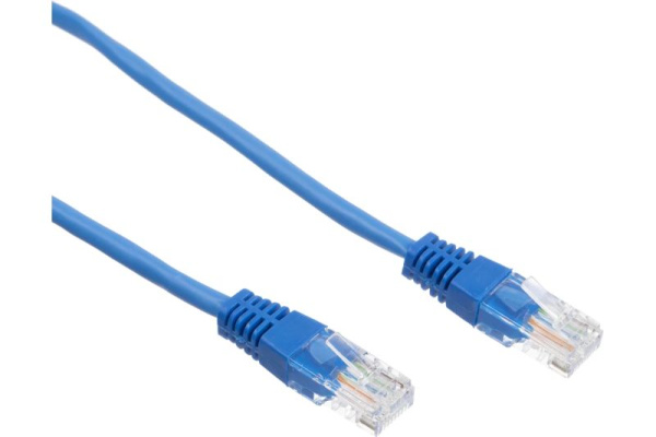 фото Кабель патч-корд U/UTP 5e кат. 3м W&T WT-2038A3 blue в Красноярске