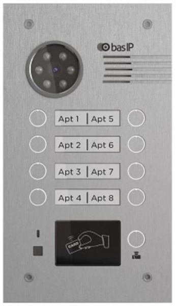 фото Вызывная панель  BAS-IP BA-08MD Silver в Красноярске