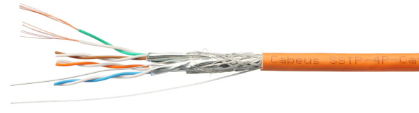 фото Кабель витая пара S/FTP 7 кат. 4 пары Cabeus SSTP-4P-Cat.7-PATCH-IN-LSZH в Уфе