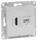 фото Розетка HDMI  EKF UP1-SOA-HDMI+RJ45 в Воронеже