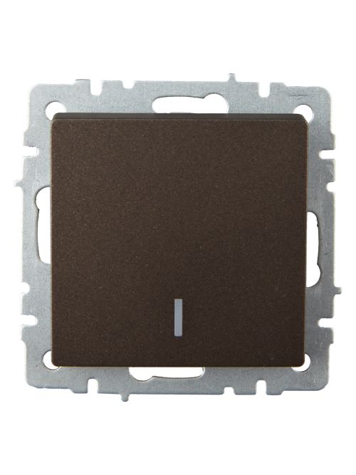 

Переключатель одноклавишный IEK BR-V12-1-10-K45 BRITE с инд. 10А ВС10-1-7-БрТБ Бронза, BR-V12-1-10-K45