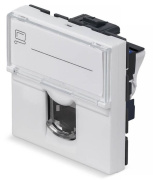 фото Модуль Keystone RJ45 UTP  Cabeus KJ-RJ45-Cat.6-180T-FP-L-45