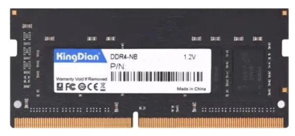 Изображение товара Оперативная память KingDian DDR4 SODIMM 16GB 3200 МГц для ноутбуков