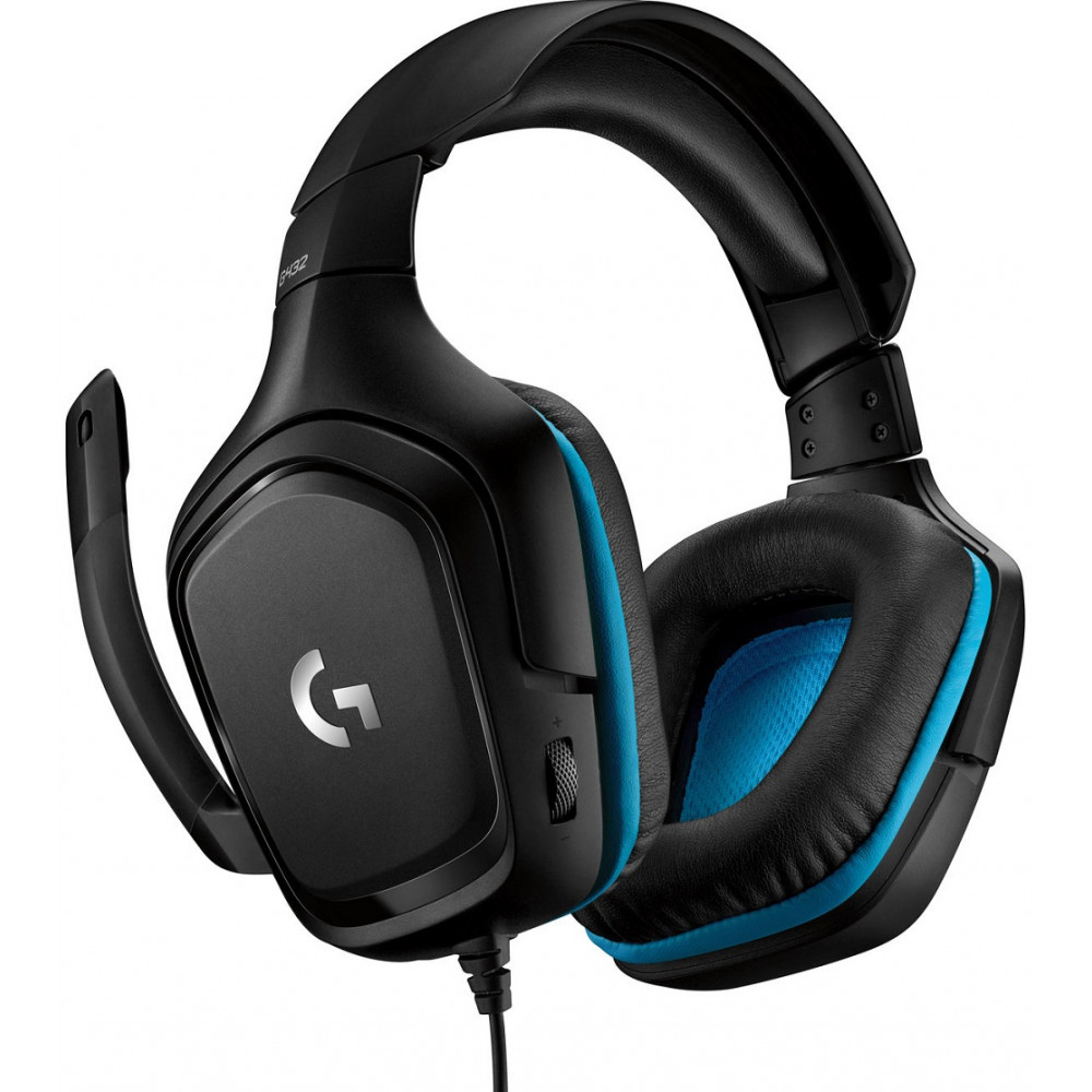 

Гарнитура проводная Logitech G432 981-000770 Gaming Leatherette, G432