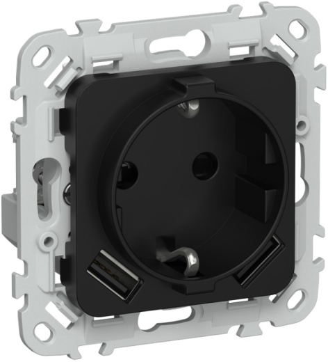 Изображение товара Розетка с заземлением IEK FI-R14-16-1-U21-D31-K02