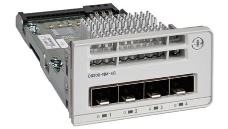 

Модуль Cisco C9200-NM-4G= Catalyst 9200 4 x 1G, C9200-NM-4G=
