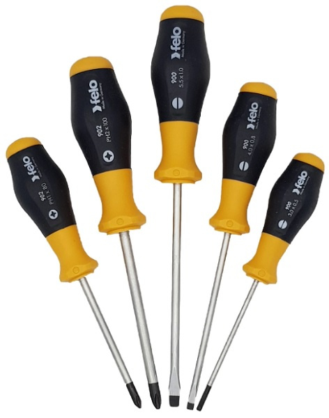 Изображение товара Набор отверток Felo 90095248 с эргономичной рукояткой и точной посадкой