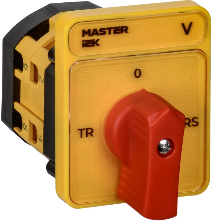 

Переключатель кулачковый IEK MI-CS10-010-067 стандартная рукоятка 10А схема 67, MI-CS10-010-067