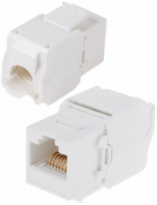 

Коннектор Rexant 05-1052 джек гнездо RJ45 8Р8С быстрозажимной ручной, 05-1052