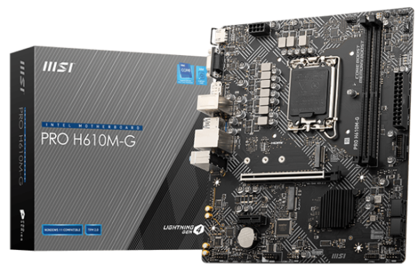 фото Материнская плата mATX MSI PRO H610M-G в Уфе