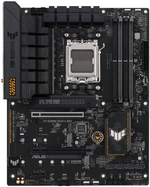 

Материнская плата ATX ASUS TUF GAMING B650E-PLUS WIFI 90MB1M20-M0EAY0 (AM5, AMD B650, 4*DDR5, 4*SATA, 3*M.2, PCIe, WiFi, BT, USB 3.2, USB 2.0, HDMI, D, TUF GAMING B650E-PLUS WIFI