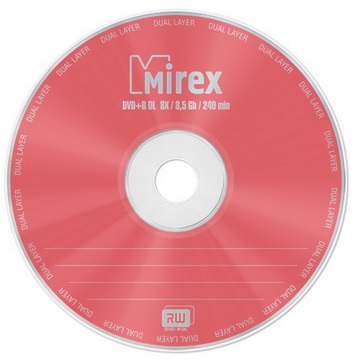 

Диск DVD+R Mirex UL130062A8S Mirex 204190 8.5 Gb, 8x, Slim Case (1 шт), Dual Layer (1/50), UL130062A8S