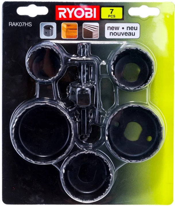

Набор Ryobi RAK07HS 5132002548 пильных коронок, RAK07HS