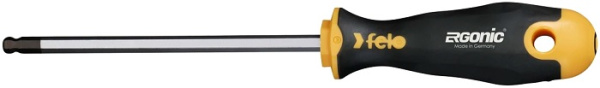 Изображение товара Отвертка Felo HEX 5х100 с шаровым окончанием и эргономичной рукояткой