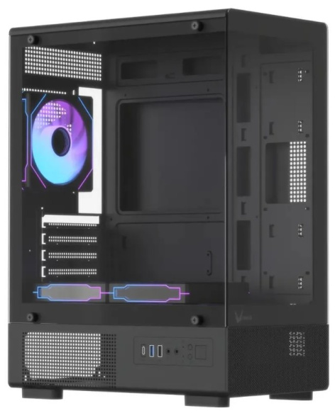 Изображение товара Корпус Formula V CRYSTAL Z1CM BLACK V2 - Mid Tower для офисных и игровых сборок