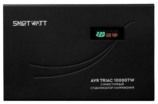 Изображение товара Стабилизатор напряжения SmartWatt AVR TRIAC 10000TW мощное решение для защиты бытовой техники