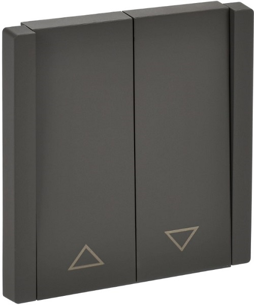 

Выключатель двухклавишный для жалюзи IEK FP-V15-0-10-1-K03 FORTE&PIANO 10А FP311 серый, FP-V15-0-10-1-K03