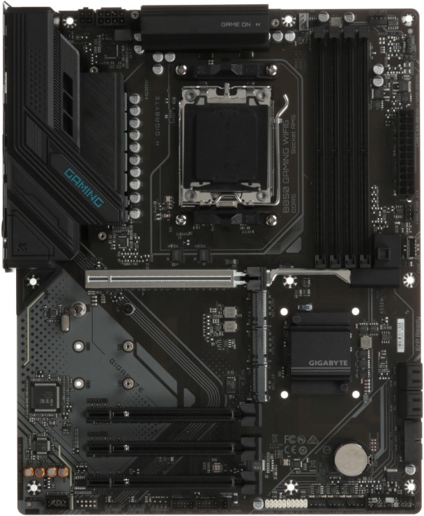 

Материнская плата ATX GIGABYTE B850 GAMING WIFI6 (AM5, AMD B850, 4*DDR5 (8200), 4*PCIe, 3*M.2, 4*SATA, WiFi, BT, 5*USB 3.2, 4*USB 2.0, HDMI, DP), B850 GAMING WIFI6