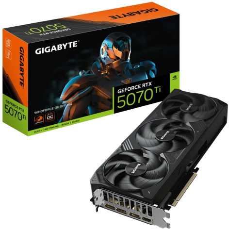 фото Видеокарта GIGABYTE GeForce RTX 5070 TI WINDFORCE OC SFF (GV-N507TWF3OC-16GD) в Омске