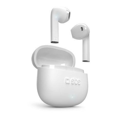 Изображение товара Беспроводные наушники SBS One Color, Bluetooth, Внутриканальные, Белый, [TEEARTWSCOLW]