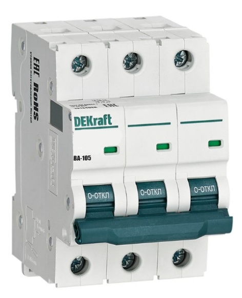 Изображение товара Автоматический выключатель DEKraft 13134DEK надежная защита электросети