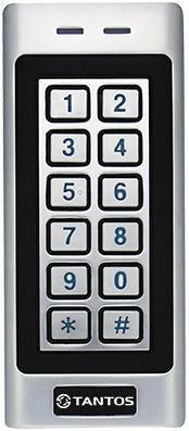 

Кодонаборная панель Tantos TS-KBD-EM2 Metal со встроенным считывателем и контроллером карт EMM, TS-KBD-EM2 Metal