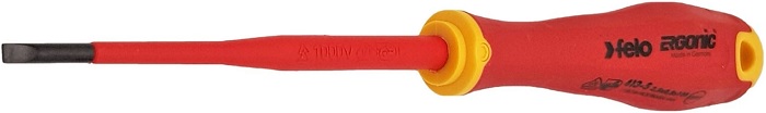 

Отвертка диэлектрическая Felo 41393890 SL 3,5х0,8 E-Slim Ergonic, 41393890