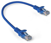 фото Кабель патч-корд U/UTP 5e кат. 0.3м Exegate UTP-RJ45-RJ45-5e-CU-0,3M-BL