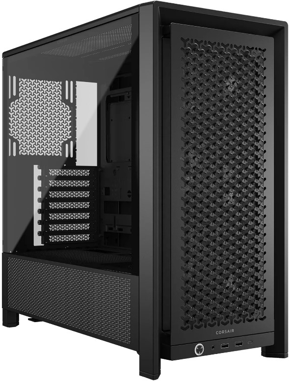 

Корпус Corsair Frame 4000D RS CC-9011312-WW черный, без БП, боковая панель из закалённого стекла, 2*USB 3.2, USB 3.2 Type-C, Frame 4000D RS