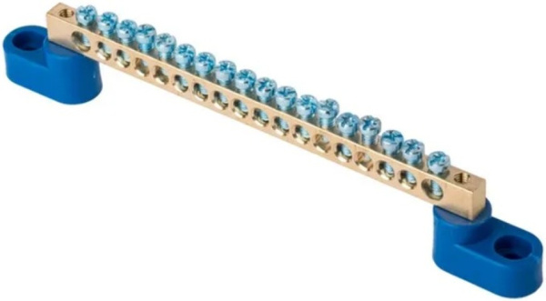 Изображение товара Шина EKF sn0-2-63-18 для заземления и нулевых проводников 100 А