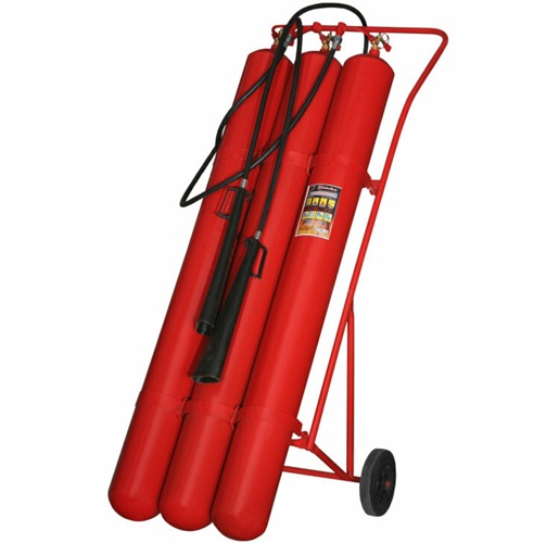 Огнетушитель ЯрПожИнвест ОУ-55 ВСЕ разобранный с одобрением МРС углекислотный