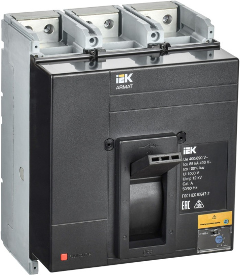 Автоматический выключатель IEK AR-MCCB-3N-085-1600A-MTUC