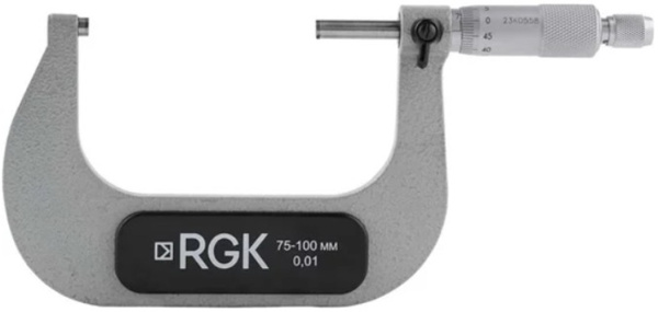 Изображение товара Микрометр RGK MCM-100 точный инструмент для измерений