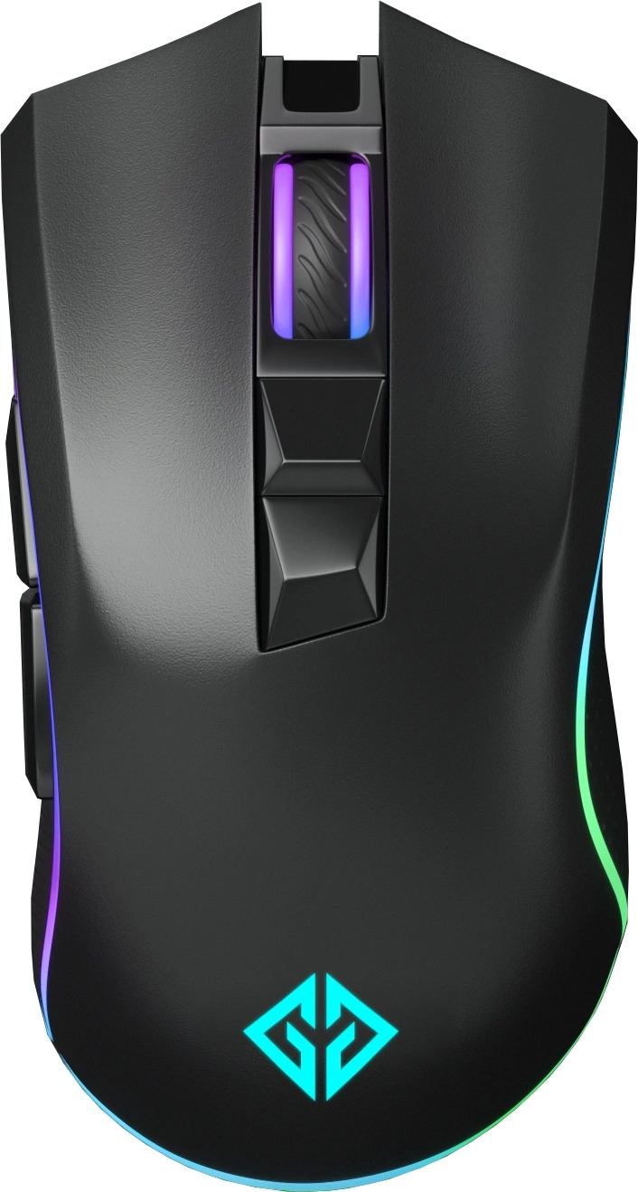 

Мышь Wireless GMNG GG-MS400WO 1899942 черная оптическая (10000dpi) USB (7but), GG-MS400WO