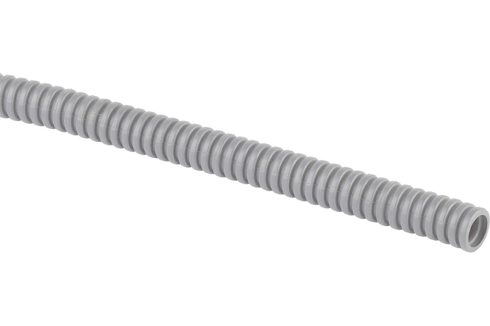 

Труба гофрированная ЭРА Б0020033 GOFR-16-100-PVС ПВХ (серый) d 16мм с зонд. легкая 100м, Б0020033