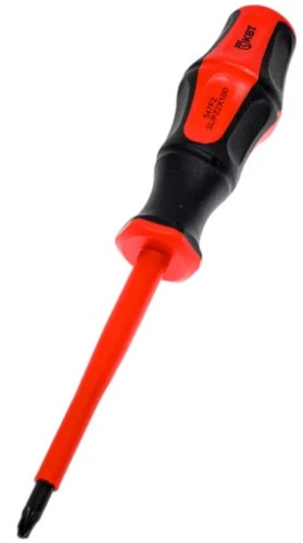 Изображение товара Отвертка диэлектрическая КВТ Профи PZ/FL2x100 79779