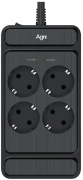 фото Сетевой фильтр AGNI TP-FS4E-5m-black