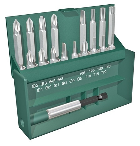 Изображение товара Набор бит Kraftool Expert 18 предметов в пластиковом кейсе