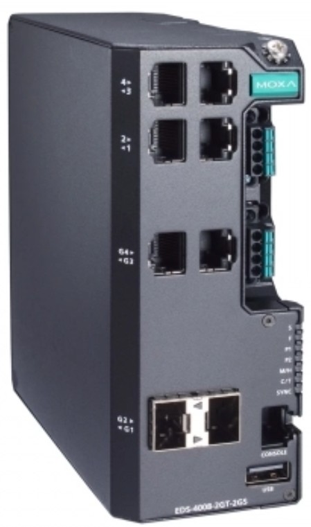 

Коммутатор управляемый MOXA EDS-4008-2GT-2GS-LV-T 4*10/100BaseT(X) ports, 2*10/100/1000BaseT(X), 2*100/1000BaseSFP ports, dual power inputs, EDS-4008-2GT-2GS-LV-T