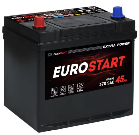 Изображение товара Аккумулятор EUROSTART EUA451 12В 45Ач надежный батарея для автомобиля