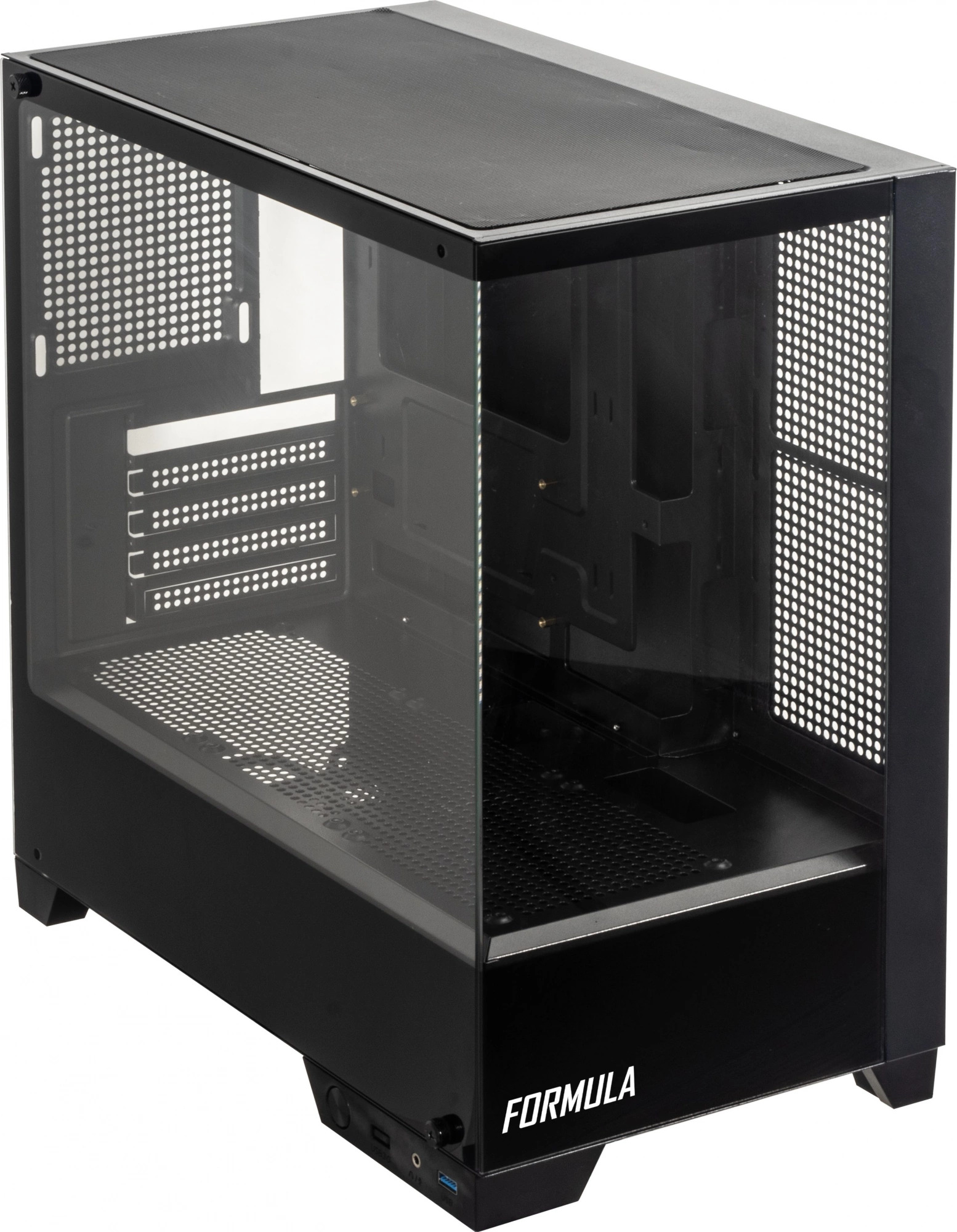

Корпус mATX FORMULA CRISTAL Z1M черный, без БП, USB2.0, USB3.0, audio, CRISTAL Z1M