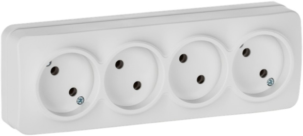 Изображение товара Розетка без заземления IEK ERH40-K01M-10